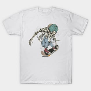 Halloween Skull Skate T-Shirt